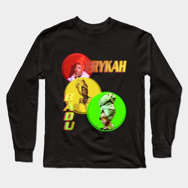 Erykah Badu Long Sleeve T-Shirt by Xetovi